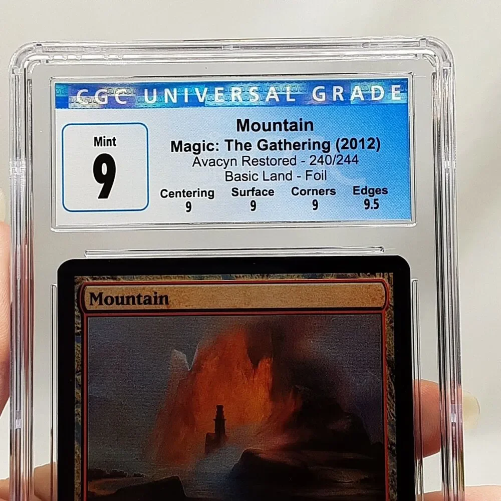 MTG - Avacyn Restored - Mountain - Foil - Graded - CGC 9